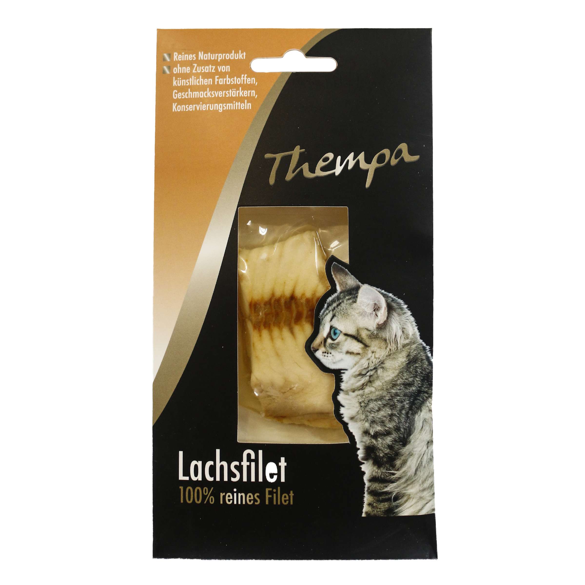 Thempa Lachsfilet fr Katzen 100% reinem Filet 30g