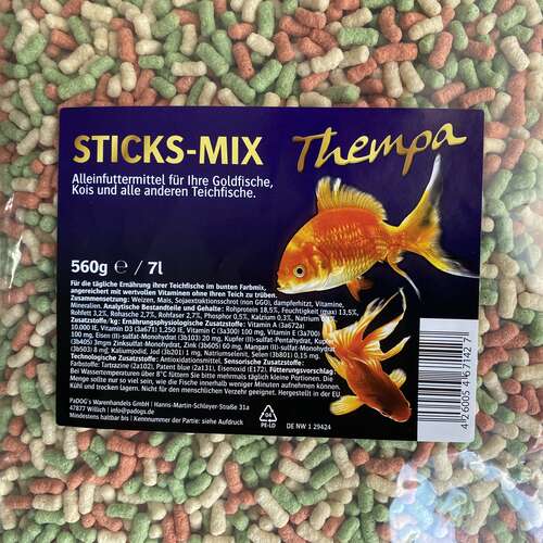 Thempa Teichsticks-Mix 560g/7l
